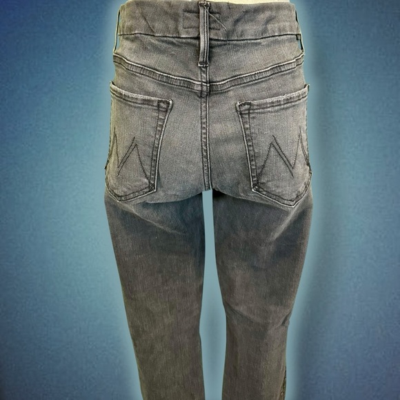 NWOT MOTHER Denim ‘The Looker Ankle Fray’ Jeans in “Burning Out Lanterns” Sz 27 - Picture 9 of 16